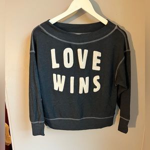 Sanctuary.  Cropped LOVE WINS!